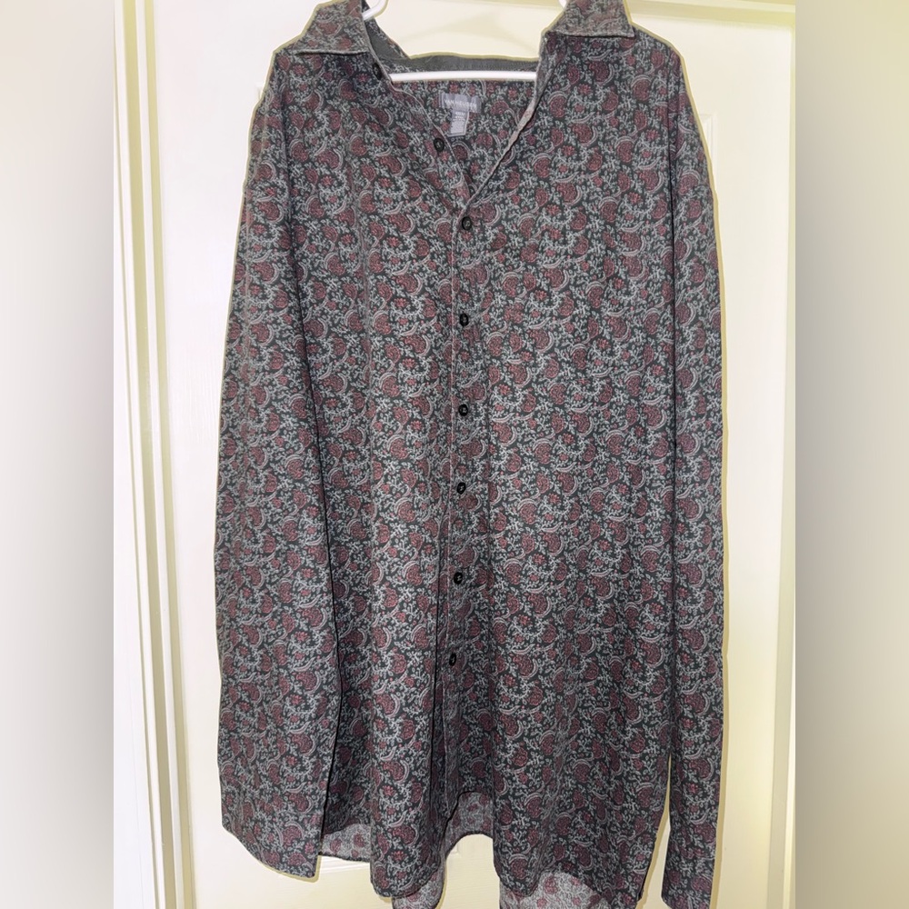 Van Heusen Men’s Button Down Dress Shirt-4XLT